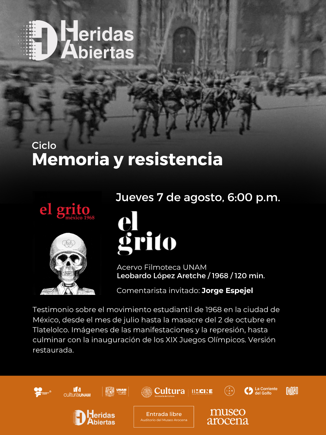 El grito contra el olvido